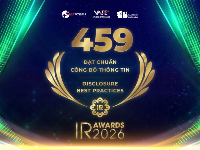 IR Awards 2026: 459 Doanh nghiệp đạt Chuẩn Công bố thông tin 2026 nhận Giấy chứng nhận danh hiệu